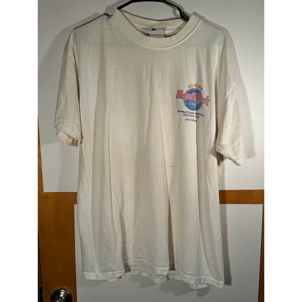 Vintage‎ Hard Rock Cafe CREED Signature Series XVII Las Vegas T-Shirt Large L